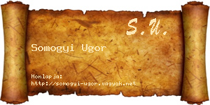Somogyi Ugor névjegykártya